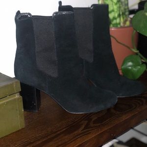 Black ankle boots